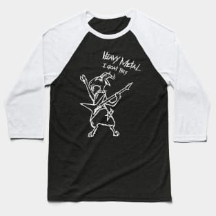 Heavy Metal Goat Guitarist Guitar Playing Gothic I Goat This Baseball T-Shirt